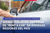 SERNAC fiscaliza empresas de “Rent a Car” en diversas regiones del país