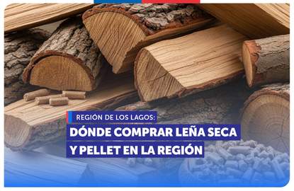 Dónde comprar leña seca y pellet en Osorno