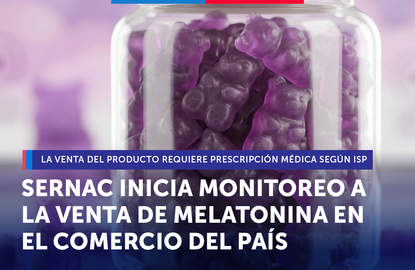 SERNAC inicia monitoreo a la venta de melatonina en el comercio del país