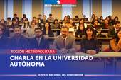 Metropolitana: SERNAC dicta charla a la comunidad académica de la Universidad Autónoma