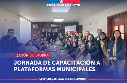 Biobío: SERNAC realiza jornada de capacitación dirigida a plataformas municipales de la región