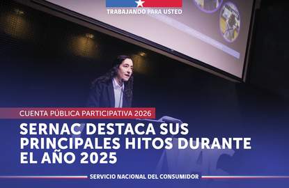Cuenta Pública: SERNAC destaca los más de $30 mil millones en compensaciones para los consumidores mediante gestiones extrajudiciales