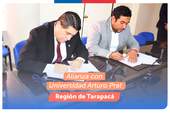 Tarapacá: Firma convenio de colaboración con la Universidad Arturo Prat