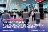 Fiestas Patrias: SERNAC desarrolla fiscalización en Aeropuerto Arturo Merino Benítez