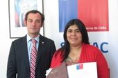 Cristina Aburto premio nacional curso Sernac