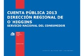 Cuenta Publica Sernac Ohiggins gestion 2013
