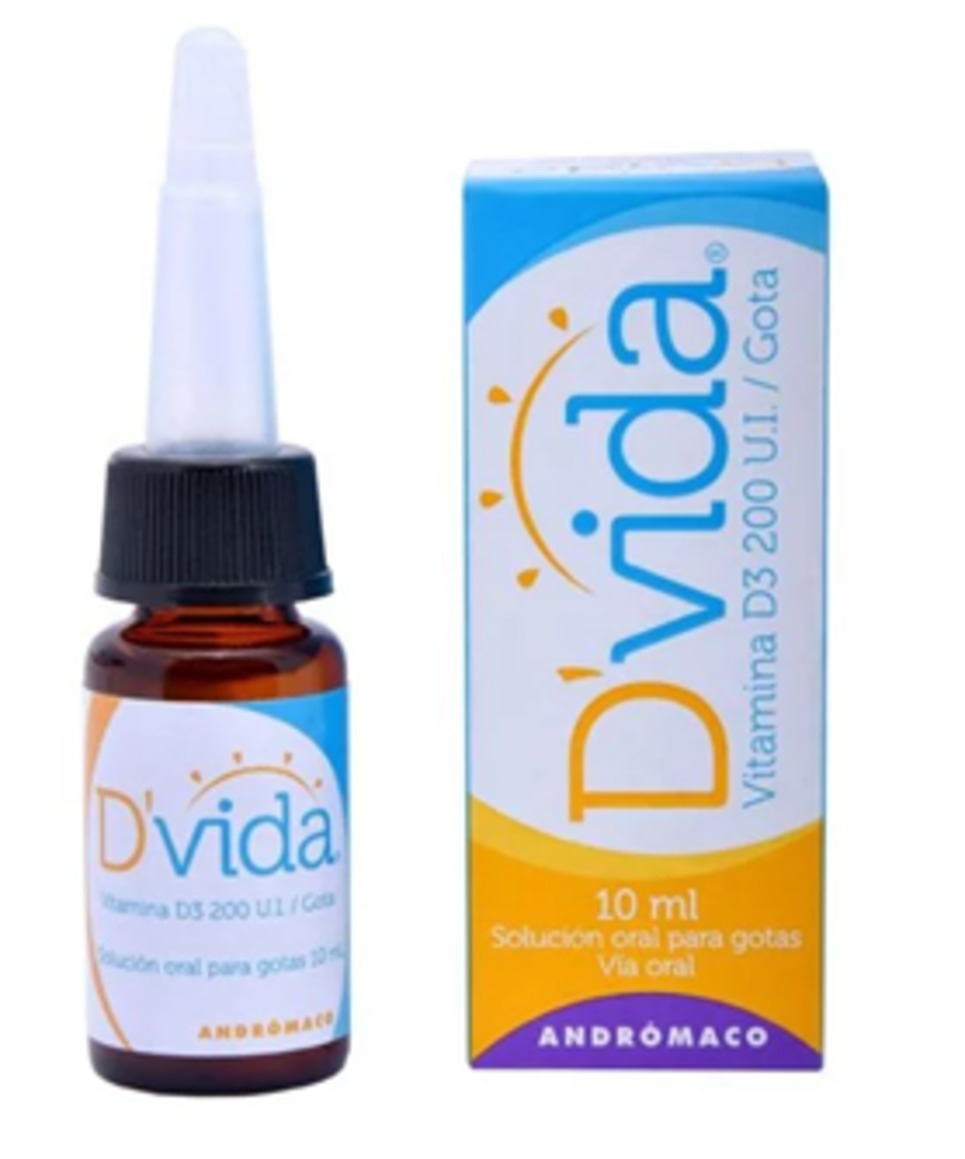 Alerta de Seguridad Suplemento alimentario D'Vida vitamina D3 200 UI