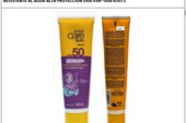 Protector solar Avon, modelo care sun+ kids fps 50, años 2021-2022