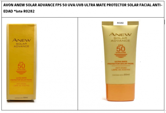  protector solar avon, modelo anew solar advance fps 50 ultra mate, 2021-2022