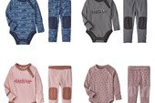Conjunto ropa de bebé capilene midweight base layer, marca Patagonia, modelo 60910, años 2021-2023