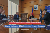 Director Nacional se reunió con Directora de Aduanas Director Nacional se reunió con Directora de Aduanas