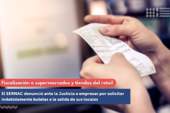 El SERNAC denuncia a 13 supermercados y tiendas retail por exigir indebidamente boletas a la salida de sus locales El SERNAC denuncia a 13 supermercados y tiendas retail por exigir indebidamente boletas a la salida de sus locales