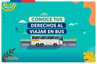 Revisa estas recomendaciones al viajar en bus