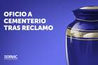 Habrían entregado las cenizas de su madre en dos ánforas: SERNAC oficia a cementerio tras reclamo Habrían entregado las cenizas de su madre en dos ánforas: SERNAC oficia a cementerio tras reclamo