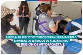 ANTOFAGASTA: SERNAC, SII, SERNATUR Y SERNAPESCA FISCALIZARON A EMPRESAS DE SERVICIOS DE ALOJAMIENTO ANTOFAGASTA: SERNAC, SII, SERNATUR Y SERNAPESCA FISCALIZARON A EMPRESAS DE SERVICIOS DE ALOJAMIENTO