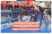 Arica: Fiscalización a tiendas de venta de productos de origen chino
