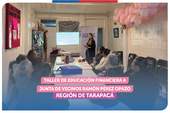 Tarapacá: Taller sobre educación financiera en Junta de Vecinos Ramón Pérez Opazo Tarapacá: Taller sobre educación financiera en Junta de Vecinos Ramón Pérez Opazo