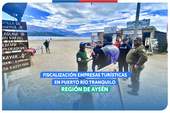 Aysén: Fiscalización a empresas de servicio turístico en Puerto Río Tranquilo