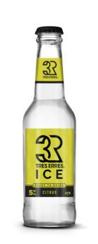 Cóctel 3R Ice Citrus, botellas de vidrios de 275 (cc). Cóctel 3R Ice Citrus, botellas de vidrios de 275 (cc).