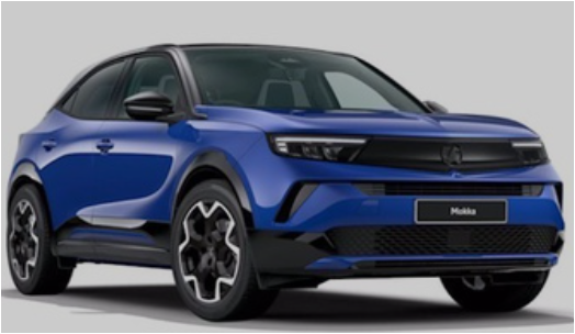 Vehículos Opel Mokka años 2023-2025.