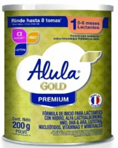 Fórmulas Infantiles, Marca Alula Gold 1 (0 a 6 meses) 200g