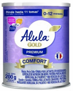 Fórmulas Infantiles, Marca Alula Comfort (0 a 12 meses) 200g Muestra Médica