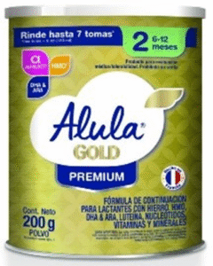 Fórmulas Infantiles, Marca Alula Gold 2 (6 a 12 meses) 200g Muestra Médica Fórmulas Infantiles, Marca Alula Gold 2 (6 a 12 meses) 200g Muestra Médica