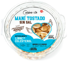 Maní Tostado Sin Sal Cuisine & Co, Lote 103969, marzo - septiembre 2026. Maní Tostado Sin Sal Cuisine & Co, Lote 103969, marzo - septiembre 2026.